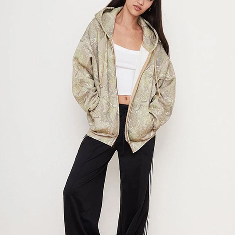 get hoodies for women zip up in exclusive designs at hongfeng, your fashion factory.